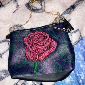 Handmade diamond painting crossbody bag